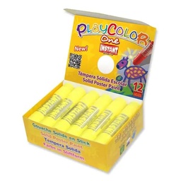 Tempera solida playcolor amarillo
