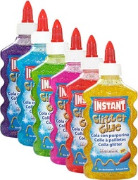 Cola metalizada color rosa 180ml