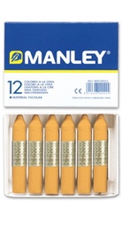 [26] Pinturas cera manley 12 barras ocre