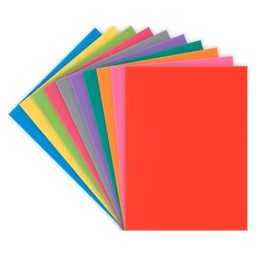 [30195] Papel A4 80 grs. Paquete. 100 h. Colores surtidos