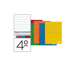 [bc02] Libreta con cuquet de una raya Liderpapel 80h.