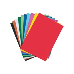 [15450] Pack 50 cartulinas A4 colores intensos