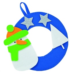 [10166] Corona gorro muñeco nieve