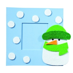 [10111] Marco muñeco nieve con iman