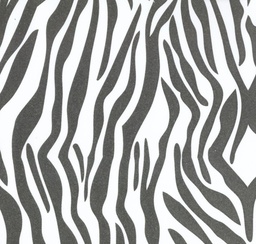 [DO6160013] Hoja goma eva blanca estampado cebra 40x60mm