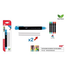 [PG122] Portagoma de borrar con recambios