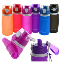 [85511] Botella plegable de silicona b-water colores surti