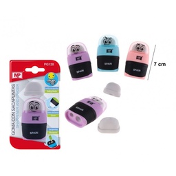 [PG128] Goma con sacapuntas 2 agujeros + recambio