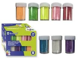 [326740] Bote brillantina neon 13G colores surtidos