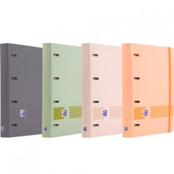 [400195804] Carpeta 4 anillas Oxford Europeanbinder tapa extradura Din a4 + recambio 120h cuadro 5 mm boreal + indices