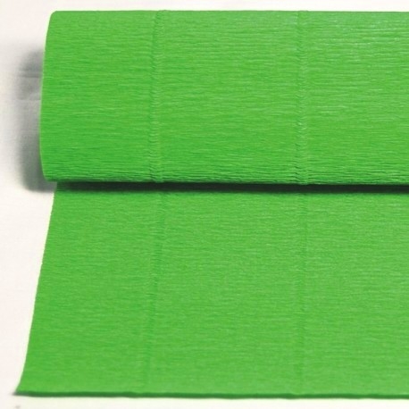 Rollo papel crepe verde billar 0.5cm*2.5m Canson