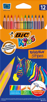 Lápices Colores bic kids evolution 18 colores