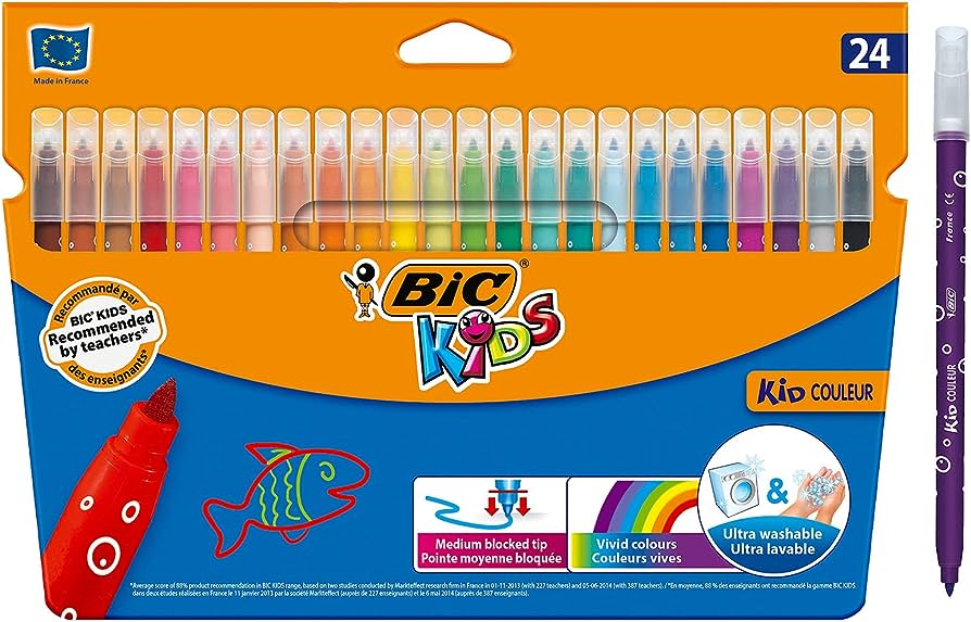 Rotuladores Bic kid 18 + 6 gratis