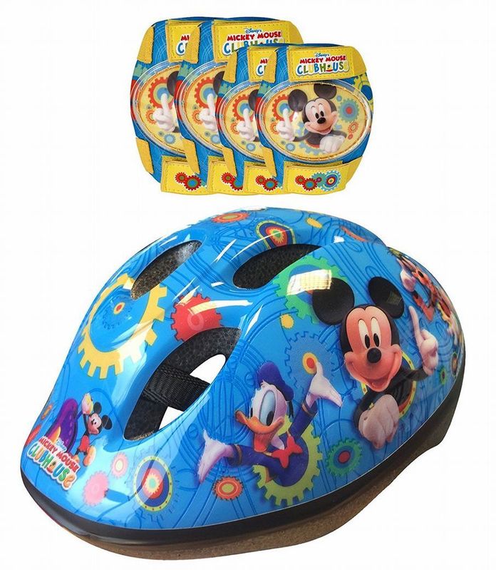 Casco + coderas mickey