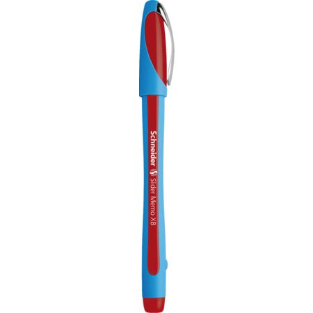 Bolígrafo rojo slider memo xb punta gruesa schneider