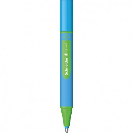 Bolígrafo azul claro linkit xb punta gruesa schneider