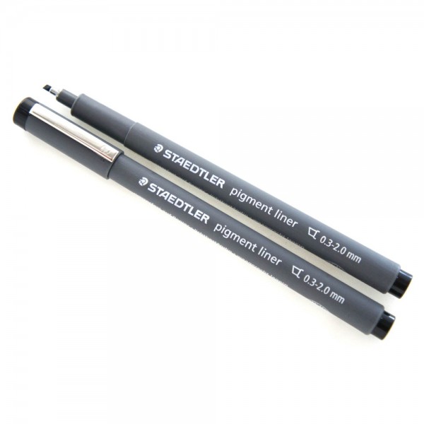 Staedtler pigment liner 0.3-2.0