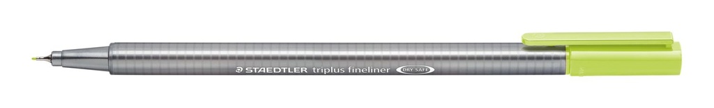 Rotulador triplus fineliner 334 verde tilo