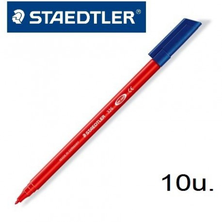 Rotuladores Staedtler 326-2 rojo c/10u.