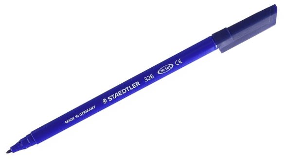 Rotuladores Staedtler 326-3 azul c/10u.