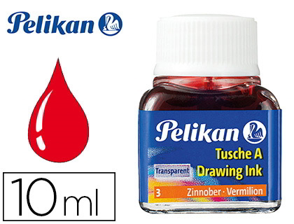 Tinta china 10 ml rojo Pelikan