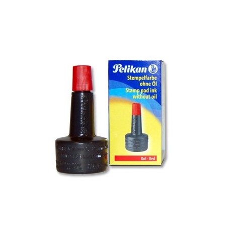 Tinta de sellar sin aceite Rojo 28ml Pelikan