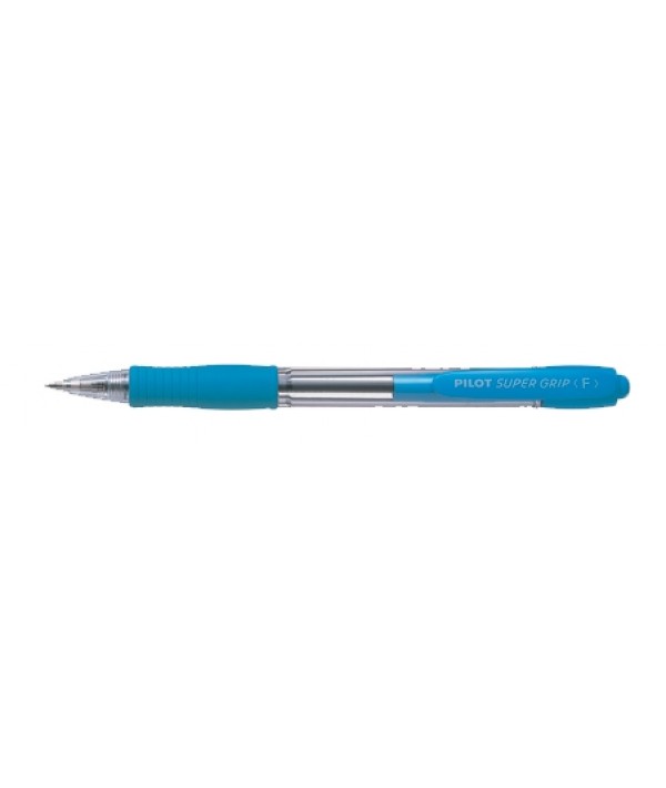 Bolígrafo Pilot supergrip m carcasa azul claro