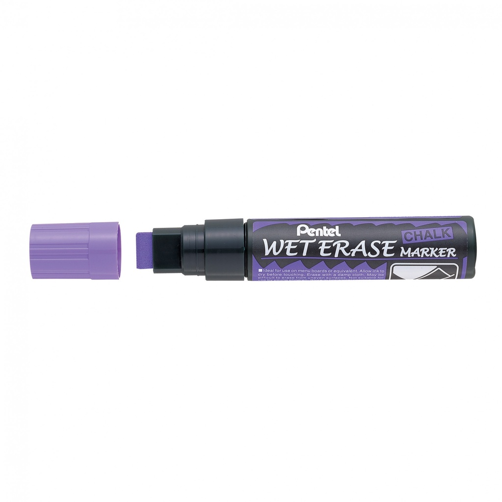 Marcador tiza violeta punta gruesa weterase