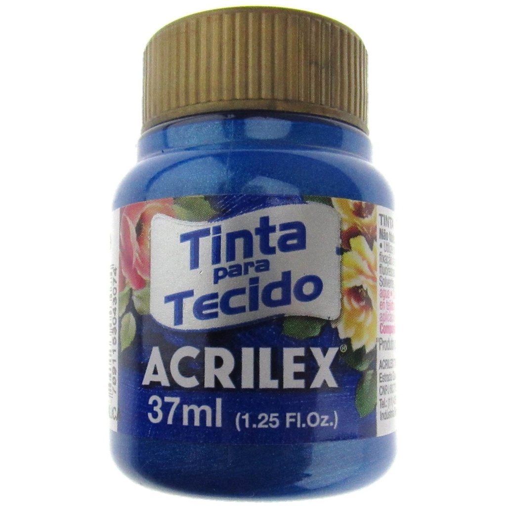 Acrilex pintura tela metálica 555 rojo