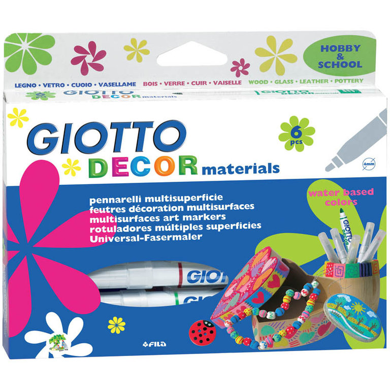 6 rotuladores decormaterials