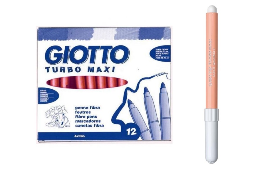 Giotto turbo maxi rosa carne. Caja 12 ud