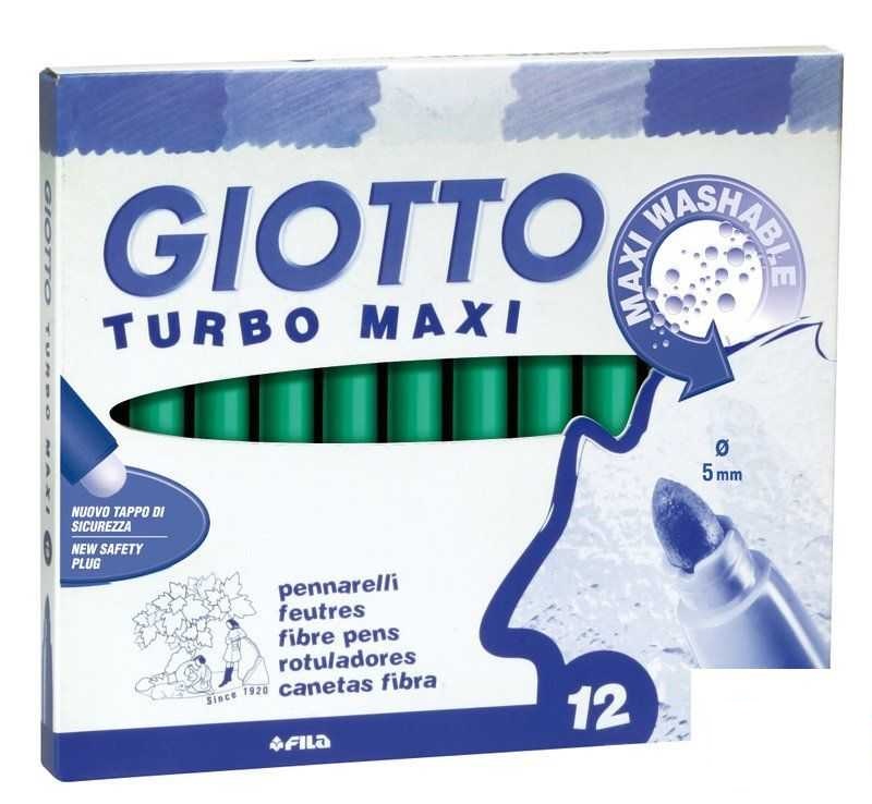 Giotto turbo maxi verde oscuro caja 12