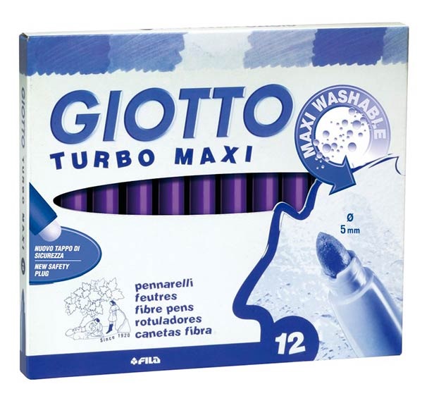 Giotto turbo maxi violeta caja 12 uds