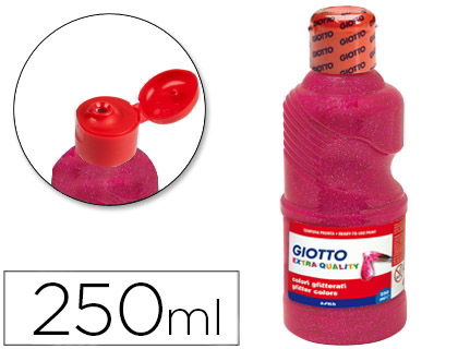 Giotto tempera glitter magenta 250ml