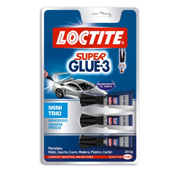 Loctite Super Glue-3 mini trio 1grx3