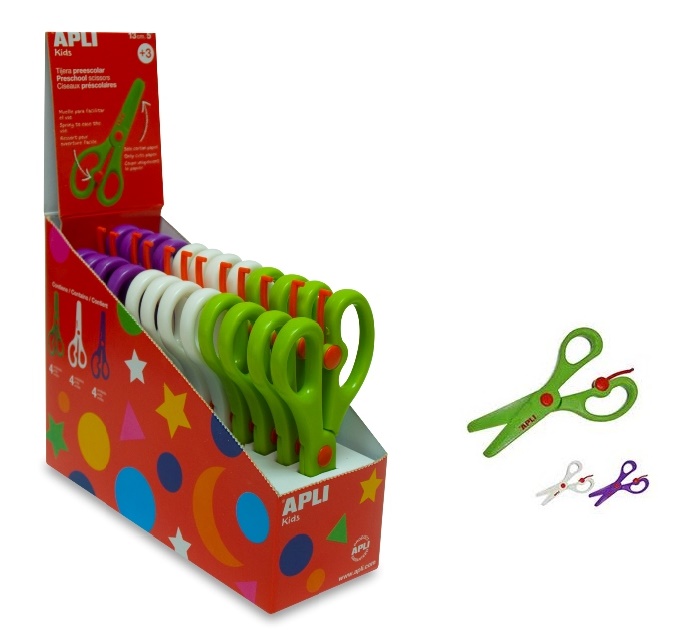 Tijera preescolar con retorno Apli