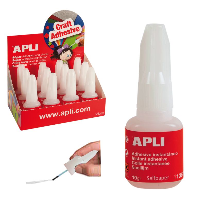Cola instantanea pincel 10g Apli