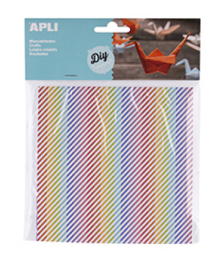 Papel origami esampados