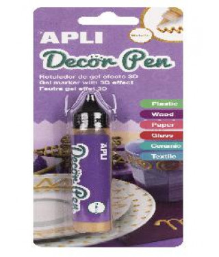 Decorpen metal oro