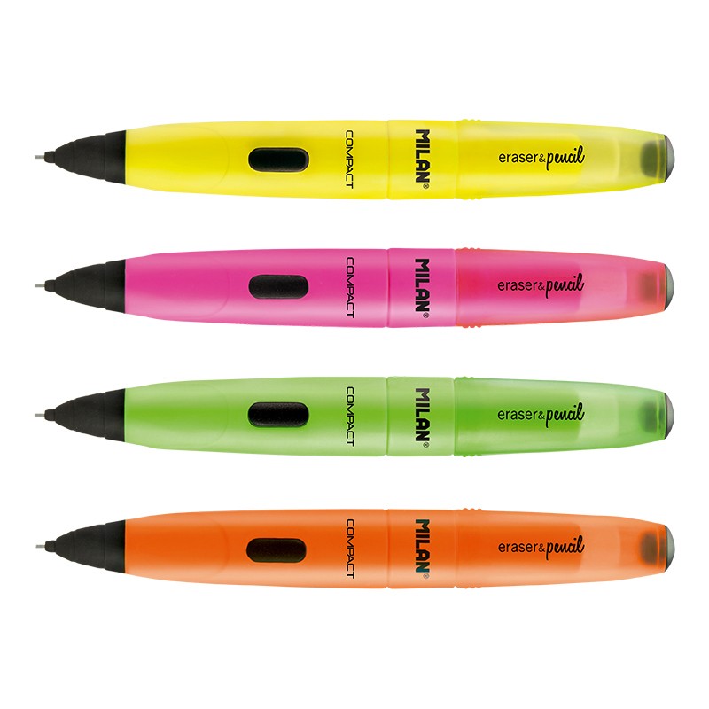 Portaminas erasers pencil fluo