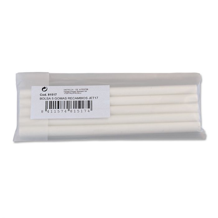 Recambio gomas Milan jet eraser bolsa 5 und.