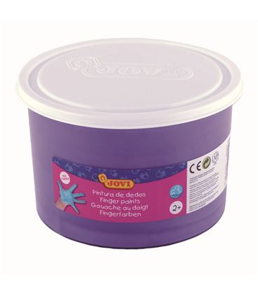 Pintura dedos violeta jovi