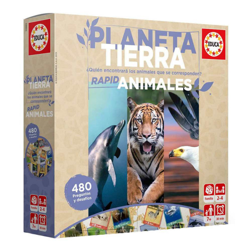 Juego speed animals-educa