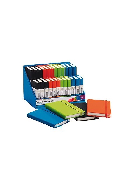 Cuaderno de direcciones con goma índice alfabético 96h 80g 90x140mm unipapel