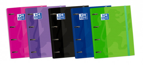 Carpeta 4 anillas te vivos +recambio 5c vivos A4+ 100h 5x5
