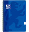 Cuaderno esp. T/ plast azul m Oxford 5x5 80h 90g