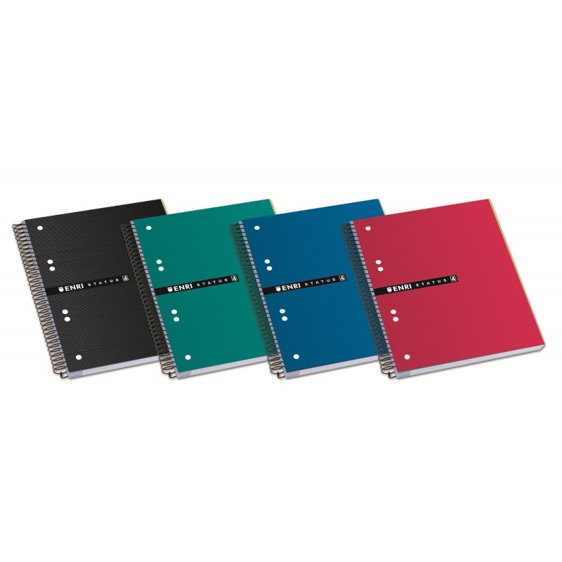 CUADERNO ESPIRAL A5 CUADR 5x5 MICROPERF ENRI