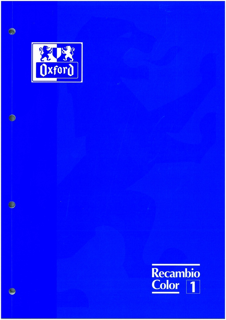 Recambio oxford classic A4 azul marino 5x5 80h 90g