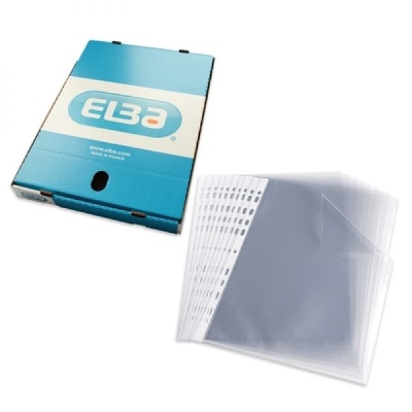 Funda multitaladro A4 cristal 80 micras caja 100un