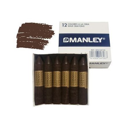 C/12 ceras manley color pardo